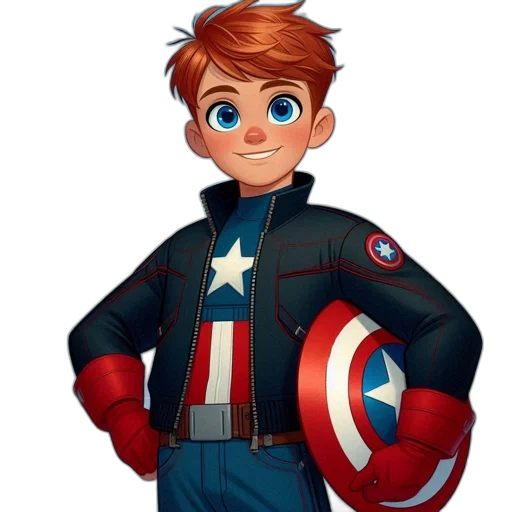 jacket, staff, comic book art, cartoon transparent PNG cut-out