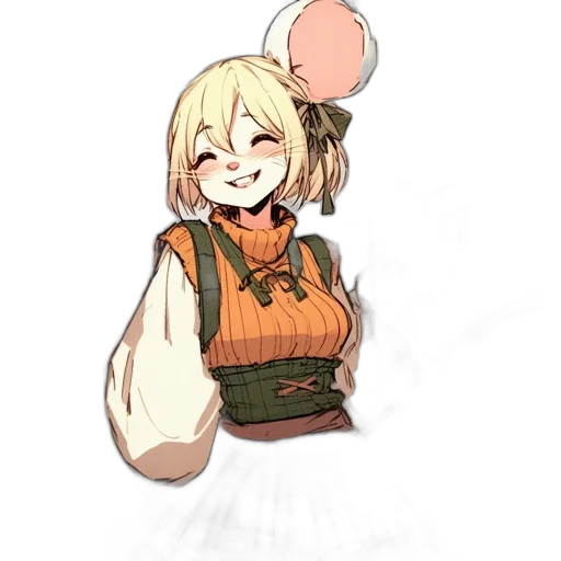 staff, jacket, animal, weapon transparent PNG cut-out