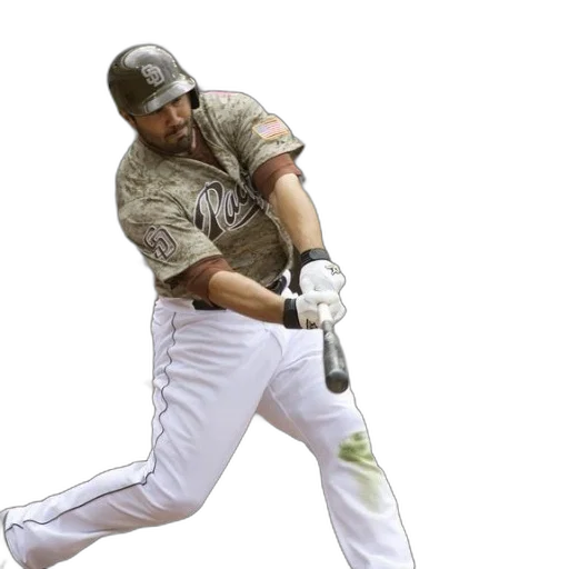 weapon, photorealistic, 3d render, baseball transparent PNG cut-out