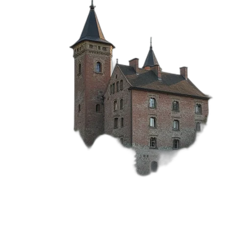 building, crown, umbrella, staff transparent PNG cut-out