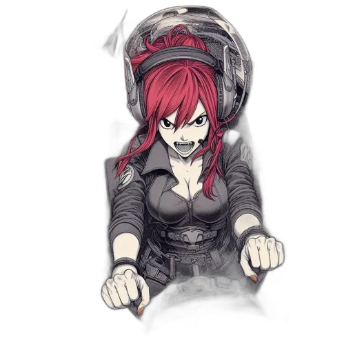 jacket, weapon, staff, mask transparent PNG cut-out
