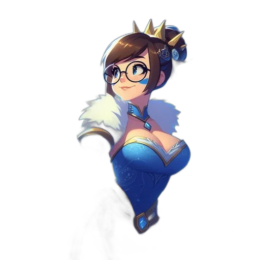 crown, staff, dress, weapon transparent PNG cut-out