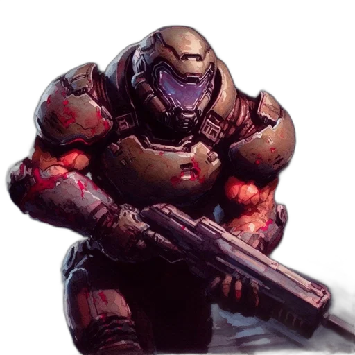weapon, robot, sword, face transparent PNG cut-out