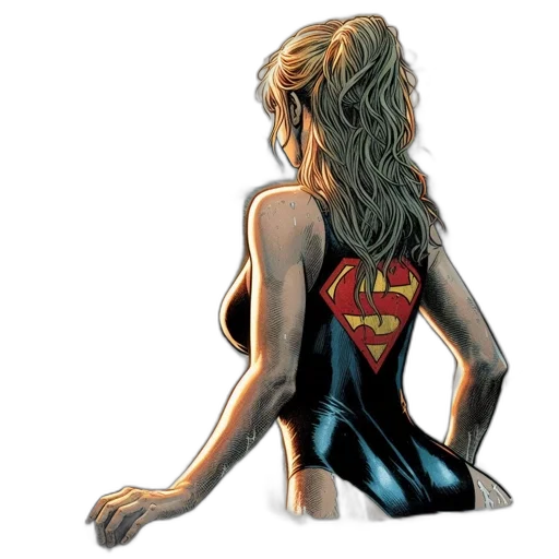 comic book art, concept art, cartoon, watercolor transparent PNG cut-out