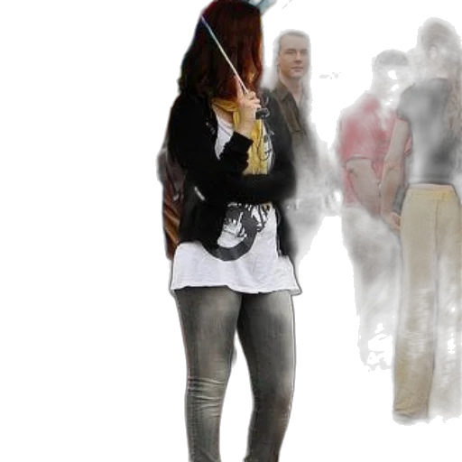 dress, jacket, staff, concept art transparent PNG cut-out