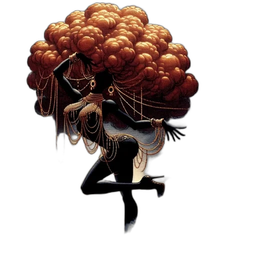 hair, crown, creature, hat transparent PNG cut-out
