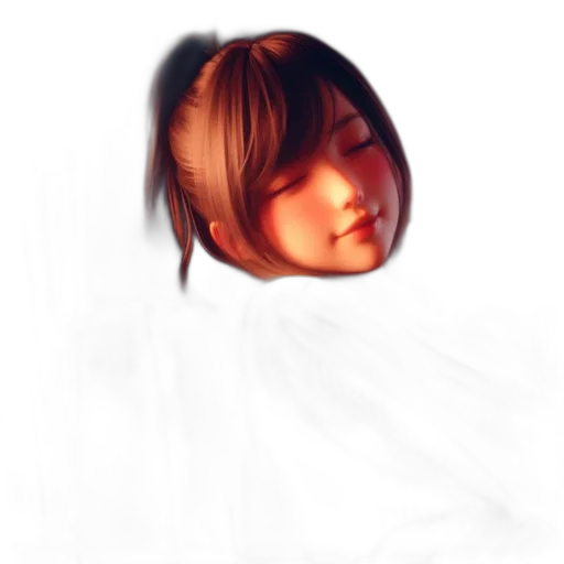 face, mask, hair, robot transparent PNG cut-out