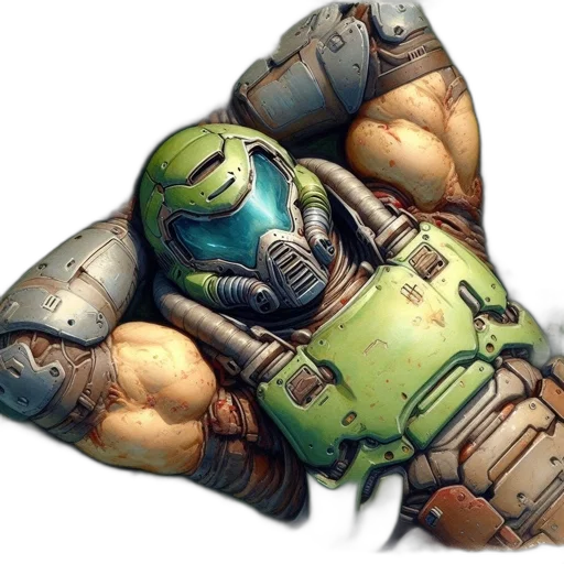 weapon, robot, mask, concept art transparent PNG cut-out