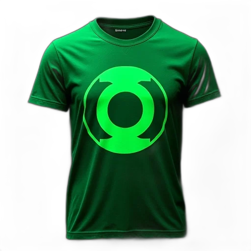 3d render, green, neon, lantern transparent PNG cut-out