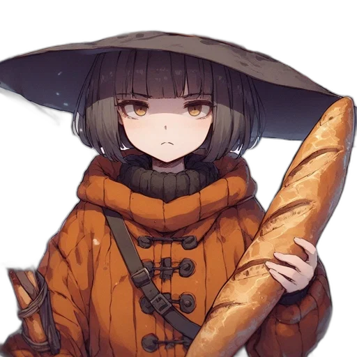 weapon, jacket, food, staff transparent PNG cut-out