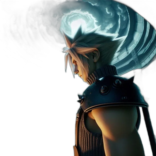 dragon, hair, creature, mask transparent PNG cut-out