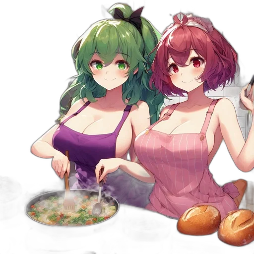 food, dress, pixel art, anime transparent PNG cut-out