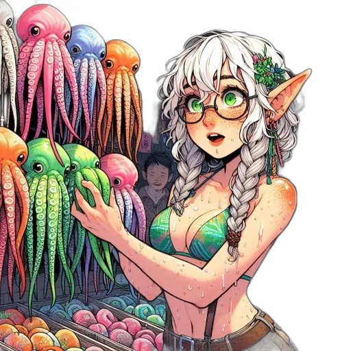 food, staff, creature, weapon transparent PNG cut-out