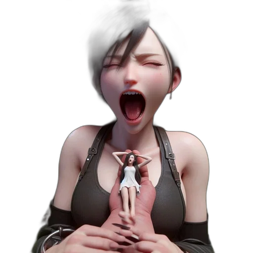 face, creature, robot, weapon transparent PNG cut-out