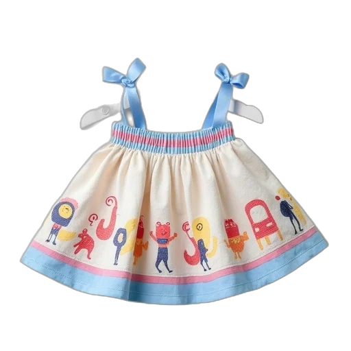 dress, baby, skirt, colorful transparent PNG cut-out