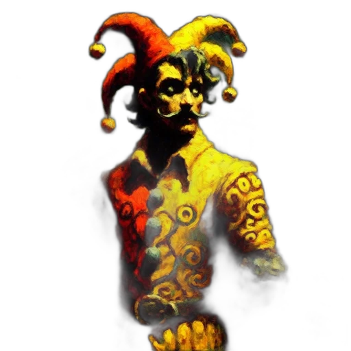 mask, staff, creature, face transparent PNG cut-out