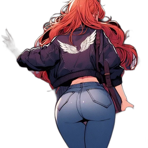 jacket, dress, weapon, anime transparent PNG cut-out