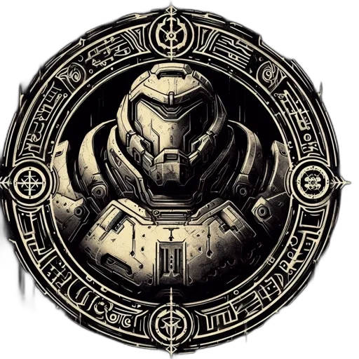 robot, face, concept art, fantasy art transparent PNG cut-out