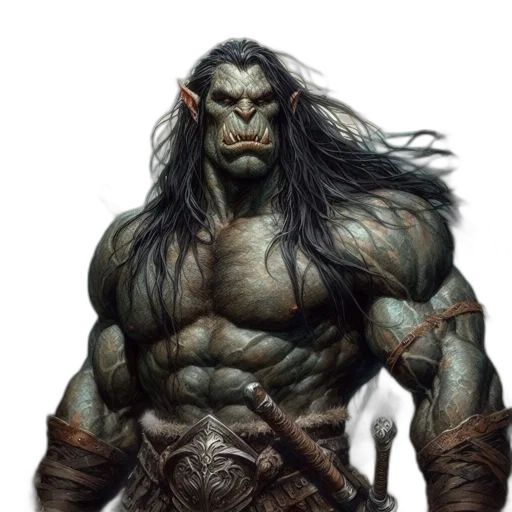 creature, fantasy art, concept art, comic book art transparent PNG cut-out