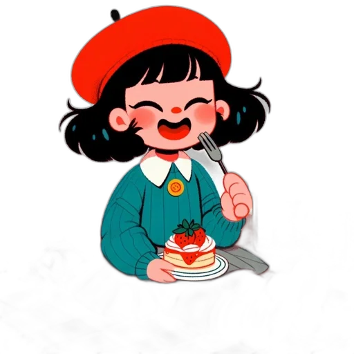 food, hat, staff, jewelry transparent PNG cut-out