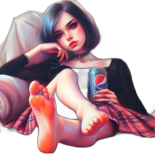 bottle, dress, shoes, face transparent PNG cut-out