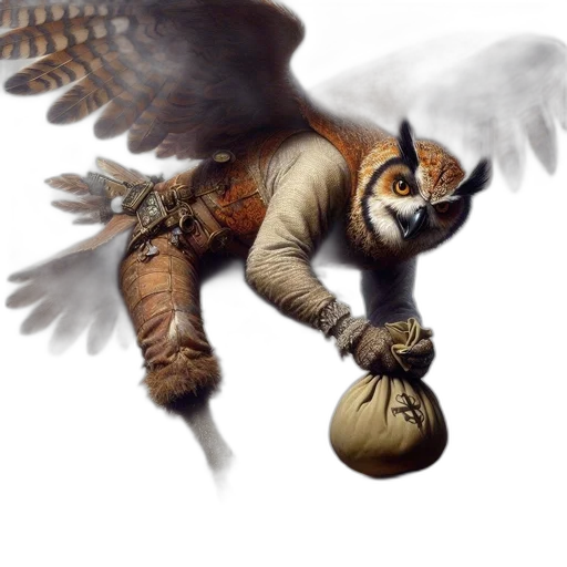 animal, fantasy art, concept art, photorealistic transparent PNG cut-out