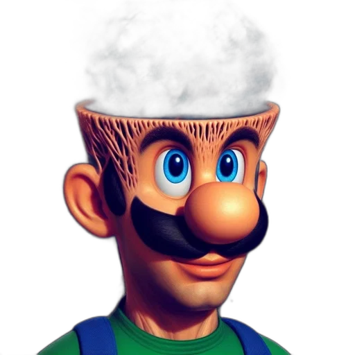 face, hat, staff, mask transparent PNG cut-out