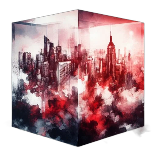 concept art, 3d render, cyberpunk, fantasy art transparent PNG cut-out