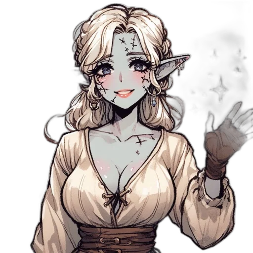 staff, mask, fantasy art, pixel art transparent PNG cut-out