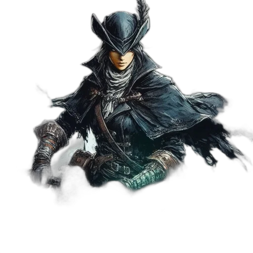 dragon, mask, weapon, sword transparent PNG cut-out