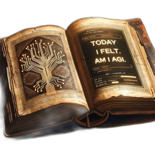 old, book, features, leafy transparent PNG cut-out