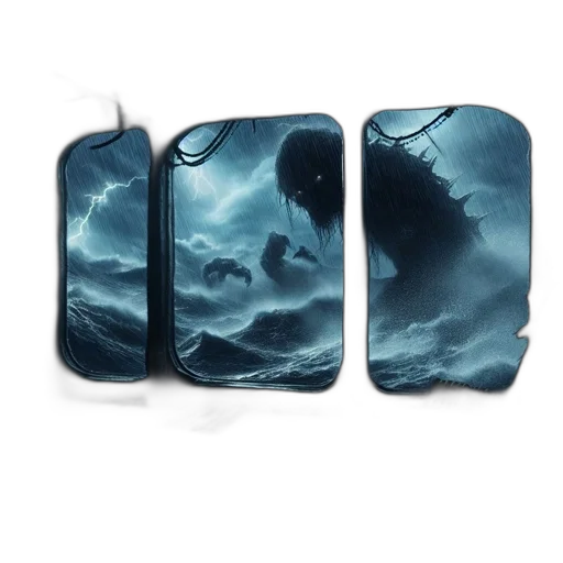 fantasy art, vaporwave, photorealistic, outer space transparent PNG cut-out