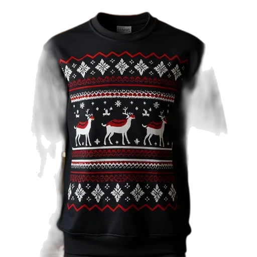 crappy, holidays, sweatshirt, dark transparent PNG cut-out