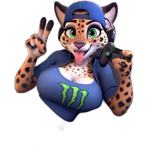 animal, creature, 3d render, concept art transparent PNG cut-out