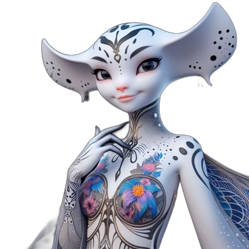 jewelry, concept art, fantasy art, 3d render transparent PNG cut-out