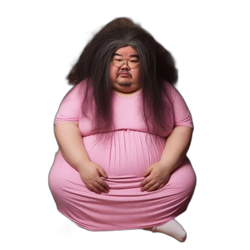 creature, dress, animal, hair transparent PNG cut-out