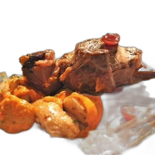 food, 3d render, photorealistic, plate transparent PNG cut-out