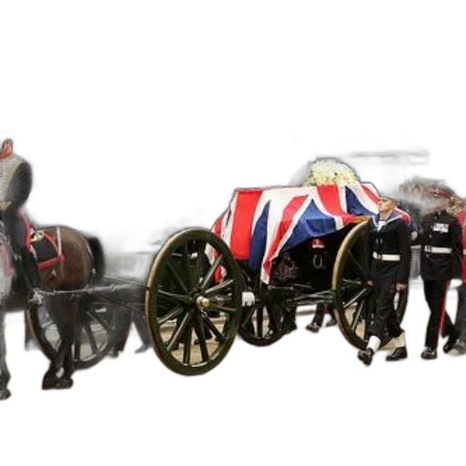 concept art, ceremonial, procession, horse-drawn transparent PNG cut-out