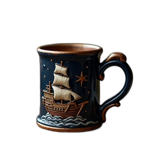 photorealistic, 3d render, pirate, ship transparent PNG cut-out
