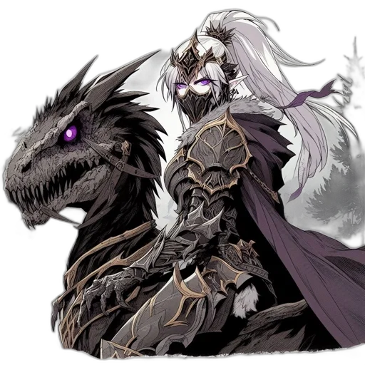 dragon, animal, creature, weapon transparent PNG cut-out