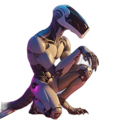 robot, dragon, creature, animal transparent PNG cut-out
