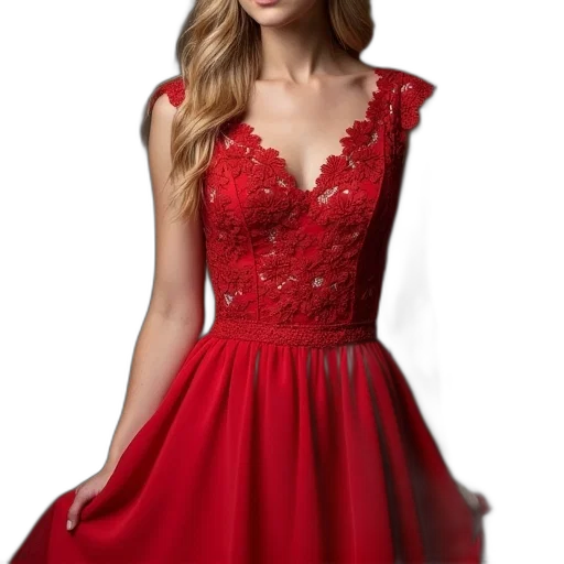 dress, jewelry, crown, photorealistic transparent PNG cut-out