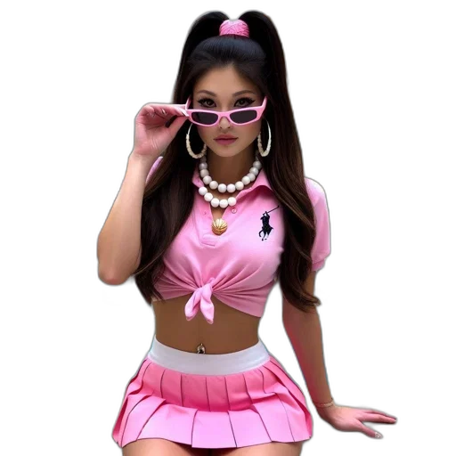 3d render, anime, vaporwave, pixel art transparent PNG cut-out