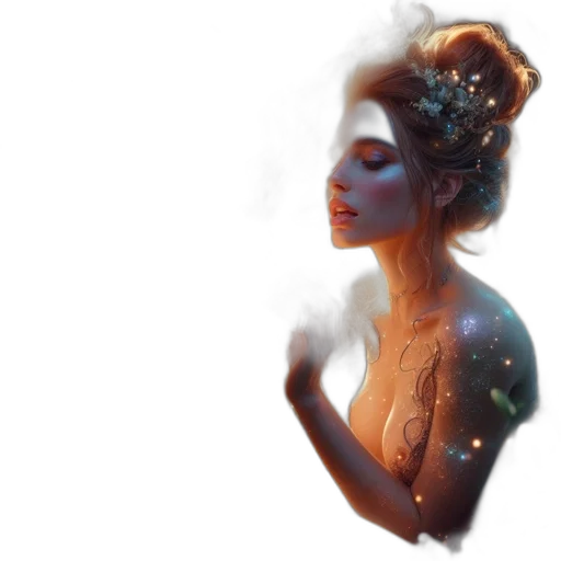 dress, crown, mask, face transparent PNG cut-out