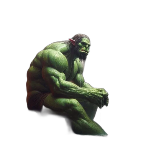 creature, animal, staff, weapon transparent PNG cut-out