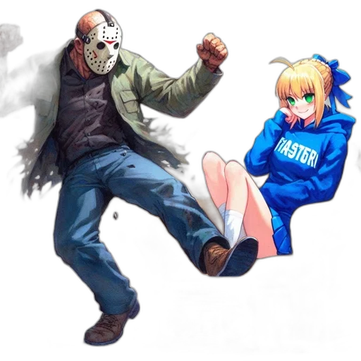 mask, jacket, concept art, anime transparent PNG cut-out
