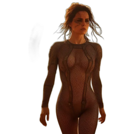 dress, creature, animal, hair transparent PNG cut-out