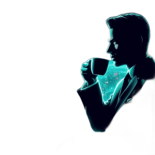 staff, robot, bottle, face transparent PNG cut-out