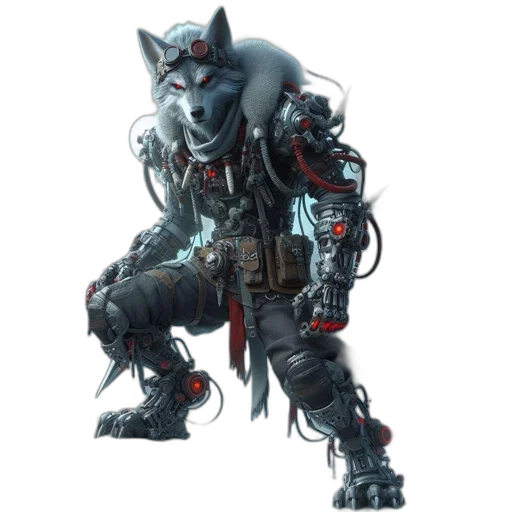 robot, creature, animal, weapon transparent PNG cut-out