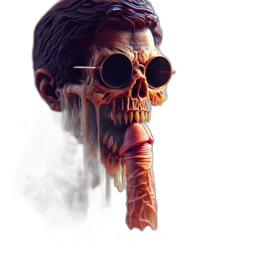 mask, face, creature, staff transparent PNG cut-out